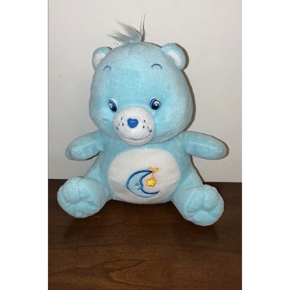 Vintage 2002 Care Bears Bedtime Bear Plush Stuffed Animal